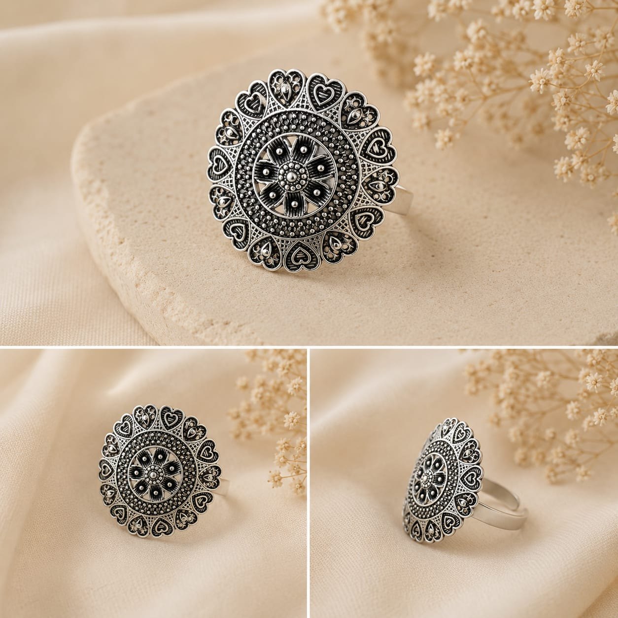 Mandala Oxidized Ring